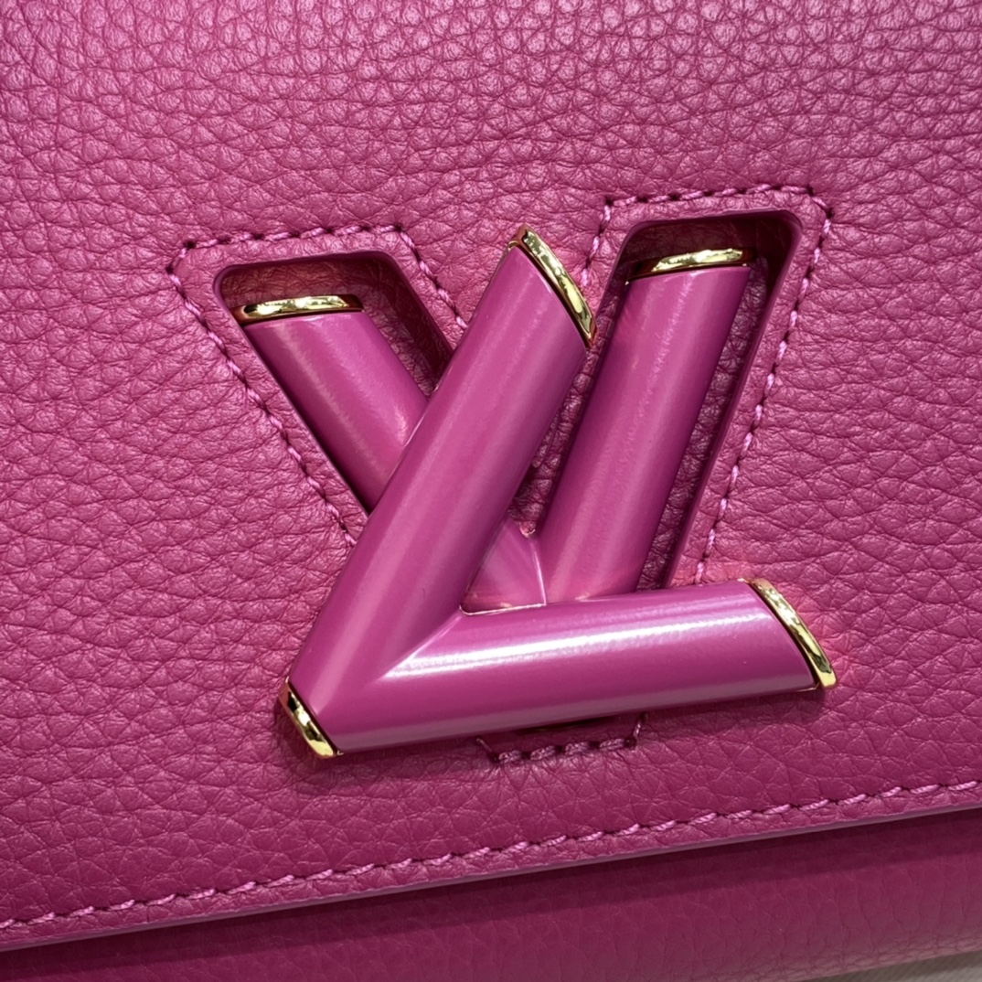 Louis Vuitton TWIST PM Handbag Taurillon Leather M58691 Pondichery Pink